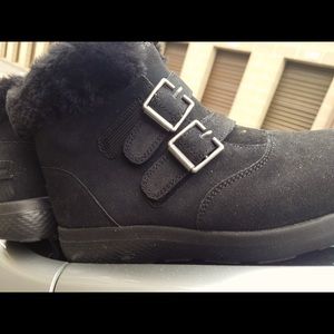 Skechers brand City 2 black suede boots